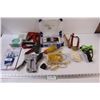 Image 1 : Sling Shot, Heat Shrink Kit, Staple Guns & Staples, Handle & Sleeve Puller (NIB), Electrical Plugs, 