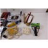 Image 4 : Sling Shot, Heat Shrink Kit, Staple Guns & Staples, Handle & Sleeve Puller (NIB), Electrical Plugs, 