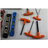 Image 7 : Allen & T Handle Hex Wrenches, Circular Saw Blades, Circular Saw Blade Cover and Spirit Levels