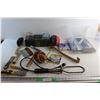 Image 1 : Electric Charcoal Starter. Tool Box, Brush, Slingshot Ammo Balls, Crimprite Rings and Assorted Items