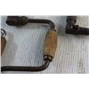 Image 11 : (4) Vintage Hand Drills and Plumber Wrench