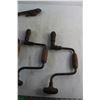 Image 7 : (4) Vintage Hand Drills and Plumber Wrench