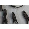 Image 3 : Pliers, Nail Puller, Chisel, Vintage Car Horn Made in Canada and Assorted Items