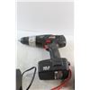 Image 7 : Craftsman Cordless Drill, Ryobi Charging Station, Batteries and Flashlight - As Is