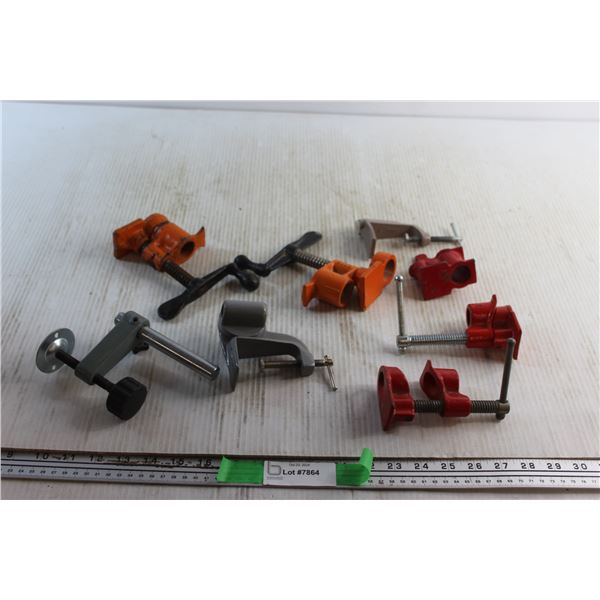 (8) Pipe Clamps