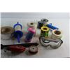Image 9 : Chalk line, Scraper, Goggles, Tape Gun and Assorted Items