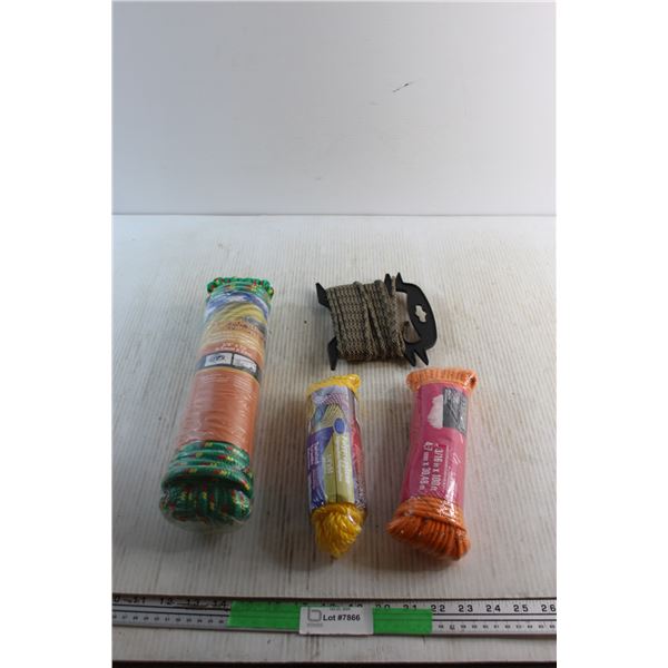 (4) Polypropylene Ropes - Size From 50' to 100'