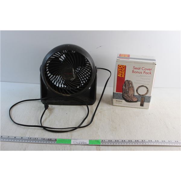 Honeywell Fan - Tested and Auto Matics Seat Cover Bonus Pack