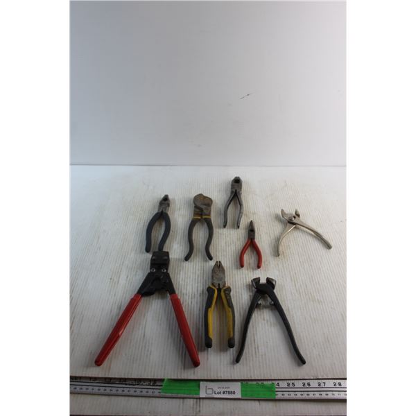 Wire Stripper, Pliers, Needle Nose Pliers, Wire Cutters and Nail Puller