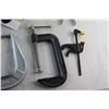 Image 10 : C Clamps, Assorted Clamps and Straps