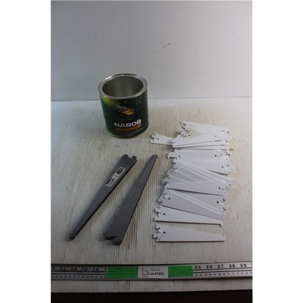 Coffee Tin and Shelf Brackets