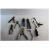 Image 10 : Wise Grips, Pliers, Wire Strippers, Ratchet Wrench and Screwdriver