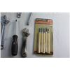 Image 6 : Carving Knife Set, Gun Trigger Part, Adjustable Wrenches, Hammer, Chisel and Assorted Tools