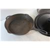 Image 2 : Cast Iron and Non Stick Frying Pans with (1) Lid 12''