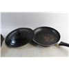 Image 6 : Cast Iron and Non Stick Frying Pans with (1) Lid 12''
