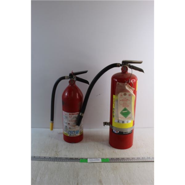 (2) Dry Chemical Fire Extinguishers - Untested