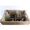 Image 6 : Vintage Wooden Pepsi Cola Crate and (26) Vintage Pop Glass Bottles