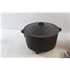 Image 2 : Cast Iron Pot 9'' with Lid, Igloo Cooler Box and Sockets