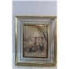 Image 2 : (2) Framed Village View Prints 15'' x 12''