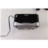 Image 2 : RCA CD Clock Radio (6.25" x 6.75" x 3" Tall) as is, Wall Clock, Mini Skirt Panda Stuffed Toy
