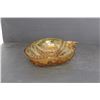 Image 4 : Indiana Amber Glass Platter (12.75" x 9") and Indiana Amber Glass Fruit Bowl (13" x 9.25")