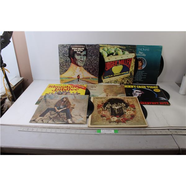 (8) Records (Johnny Cash, Tammy Wynette, Roger Miller)