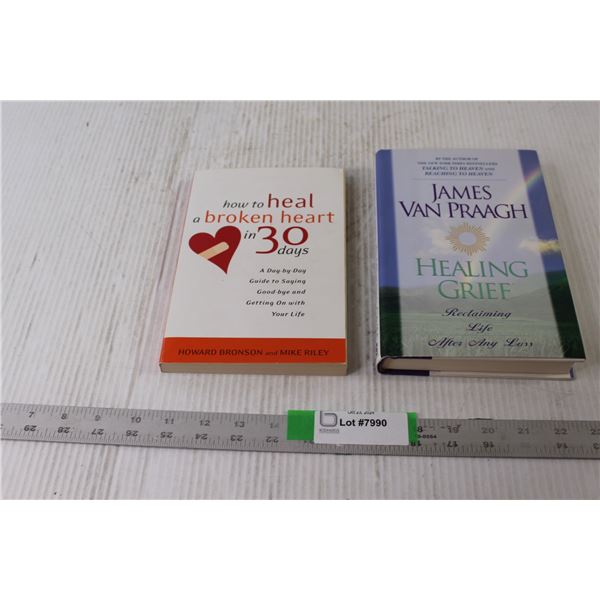 (2) Healing Books - one Hard Cover, one Soft