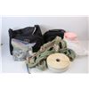 Image 2 : Samboro Duffle Bag, Large Industrial white Garbage Bags, Harness Rope, Misc.