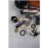 Image 9 : Various Plumbing Hardware, Drain Plugs, Bathtub Water Spouts, Misc.