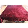 Image 1 : *Crushed Velvet Bed Comforter- Some Holes- 89'' x 90''