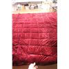 Image 4 : *Crushed Velvet Bed Comforter- Some Holes- 89'' x 90''