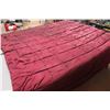 Image 7 : *Crushed Velvet Bed Comforter- Some Holes- 89'' x 90''