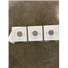 Image 2 : 3 CANADIAN SILVER DIMES 1936 LAST KING GEORGE V DIME 1946