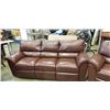 Image 8 : LEATHER RECLINING COUCH, LOVESEAT AND CHAIR