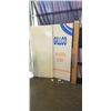Image 2 : 2 NEW 34" MODERN WHITE INTERIOR DOORS WITH DOOR FRAMES "36 WITH FRAME, HINGES INCLUDED, OVER $150 RE