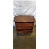 Image 2 : ANTIQUE THREE DRAWER DRESSER
