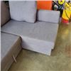 Image 2 : GREY IKEA SECTIONAL WITH PULL OUT TRUNDLE