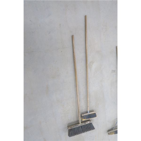 two shop brooms