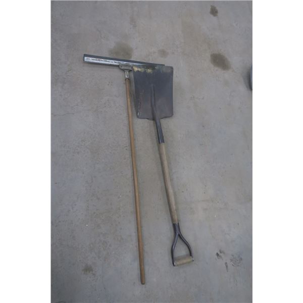 shovel and squeegee