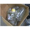 Image 3 : box of misc. glass jars