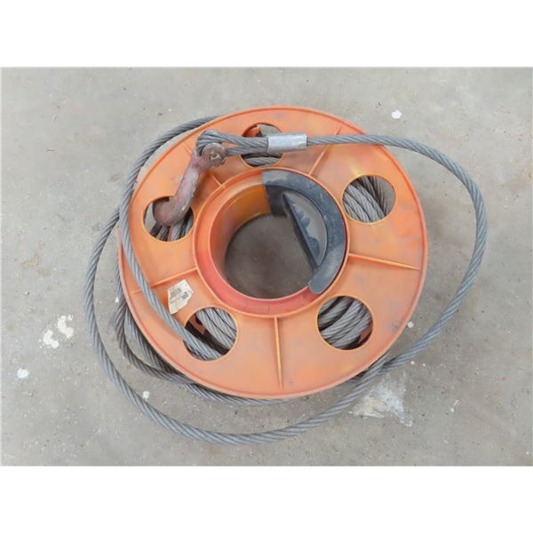 steel cable on reel
