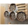 Image 1 : 4 pails of hardware