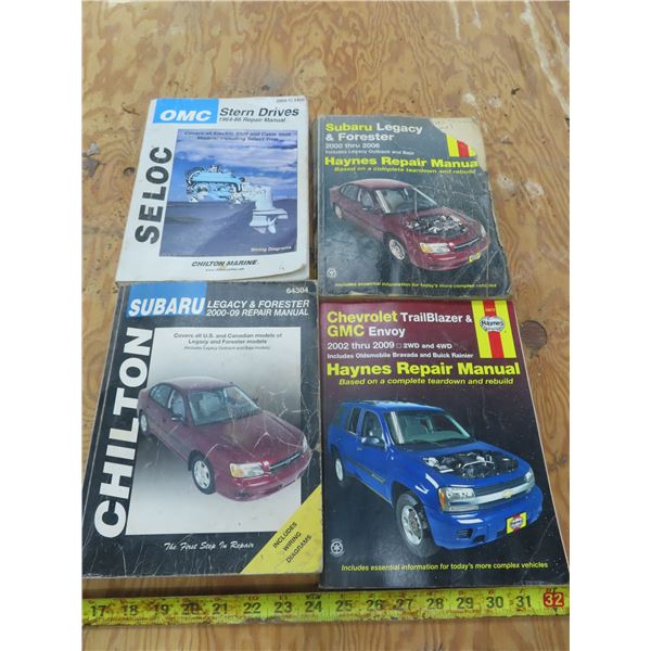 4 shop manuals