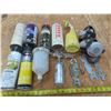 Image 1 : spray gun HVLP and assorted paint