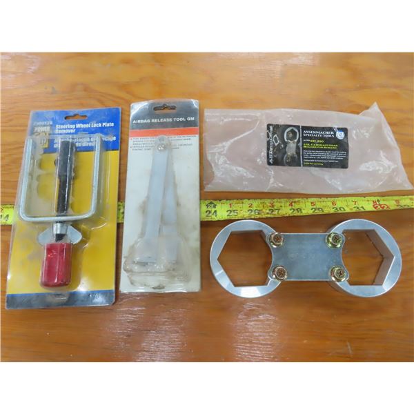 steering lock tool, camshaft tool, airbag tool