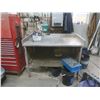Image 1 : metal work bench 4'6"