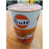 gulf unopened 10w-30 oil can