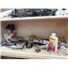 Image 4 : shelf of hardware, caulking, misc.