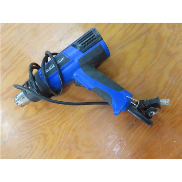 Mastercraft heat gun with case and attachments