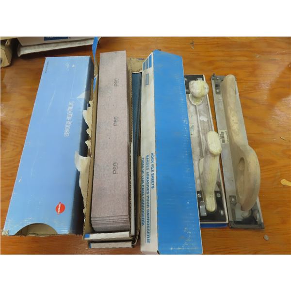 autobody block sanders and block sanding sheets